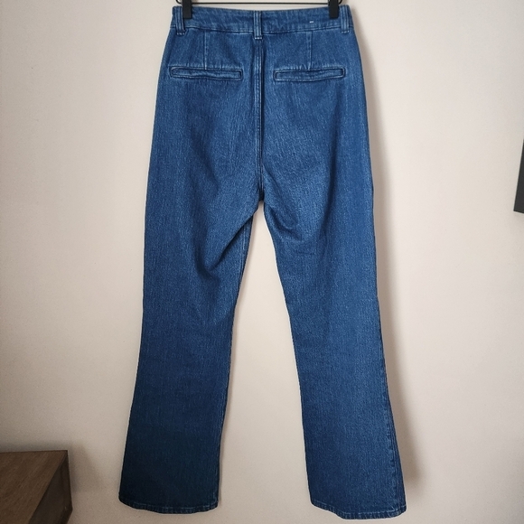 Reiss | Isa High Rise Flared Jeans in Mid Blue - Size 27R - Picture 8 of 13